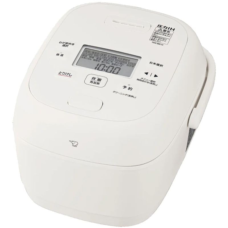 【美品】 象印マホービン 炊飯器 5.5合 絹白 NW-FB10 圧力IH炊飯ジャー 炎舞炊き 絹白 NW-FB10 [5.5合 /圧力IH] 象印